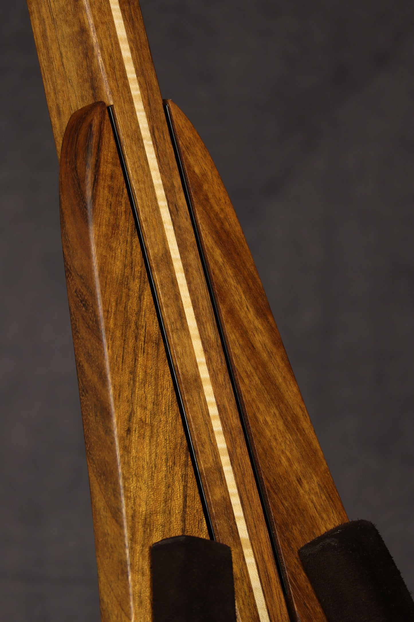 Shedua and Maple Mandolin Stand