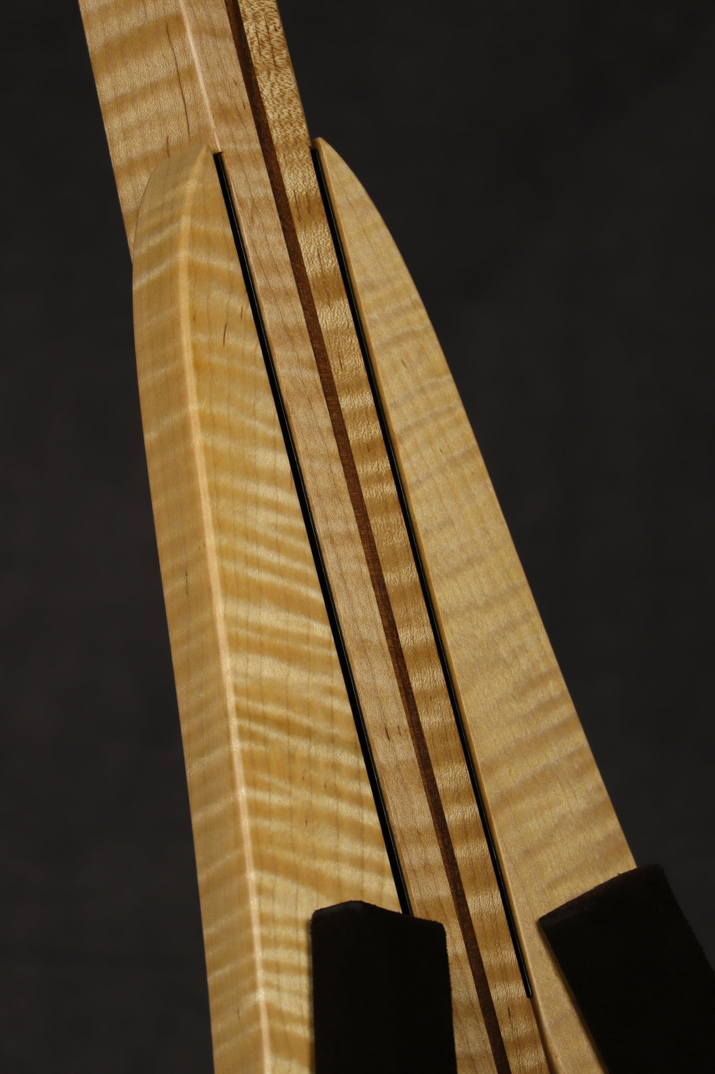 Curly Maple and Walnut Mandolin Stand