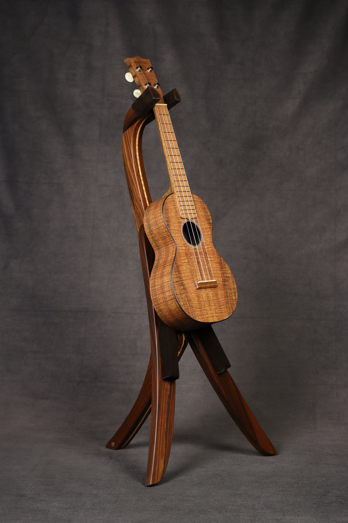 Morado and Maple Ukulele Stand