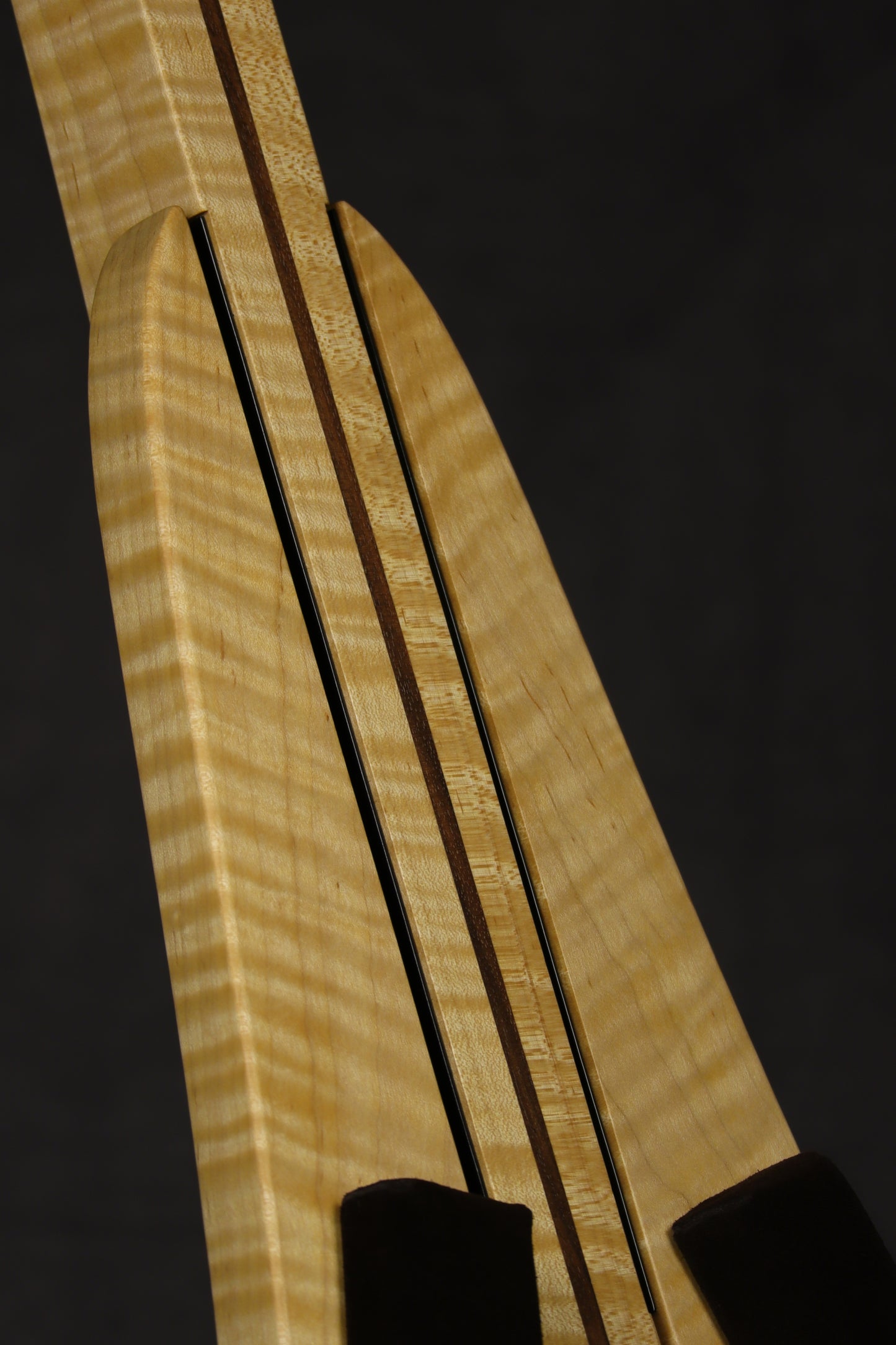 Curly Maple and Walnut Mandolin Stand