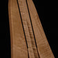 Folding curly maple wood banjo floor stand closeup front image