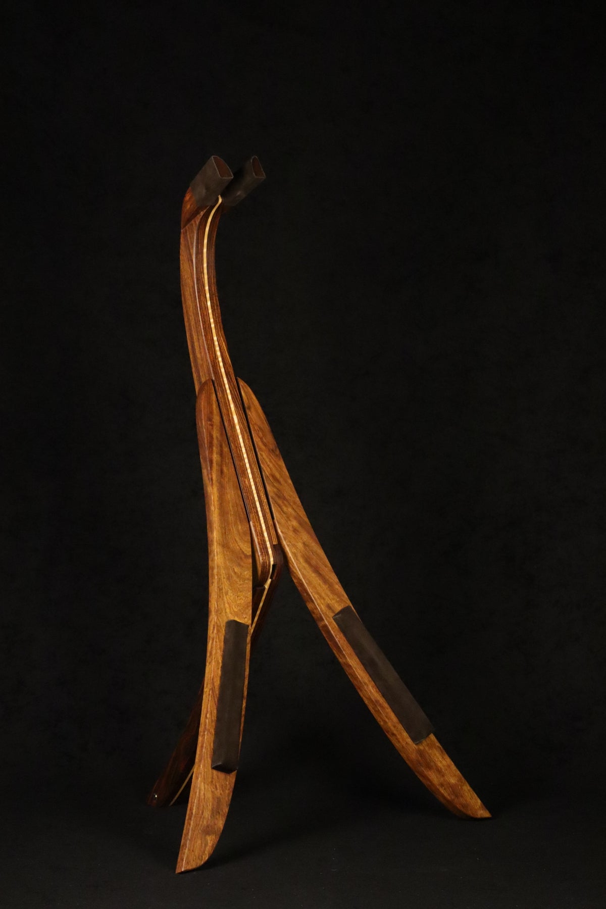 thumbnail image 2 of Folding Wood Ukulele Stand - Compact Instrument Holder For Guitar, Violin & Banjo 2 of 12