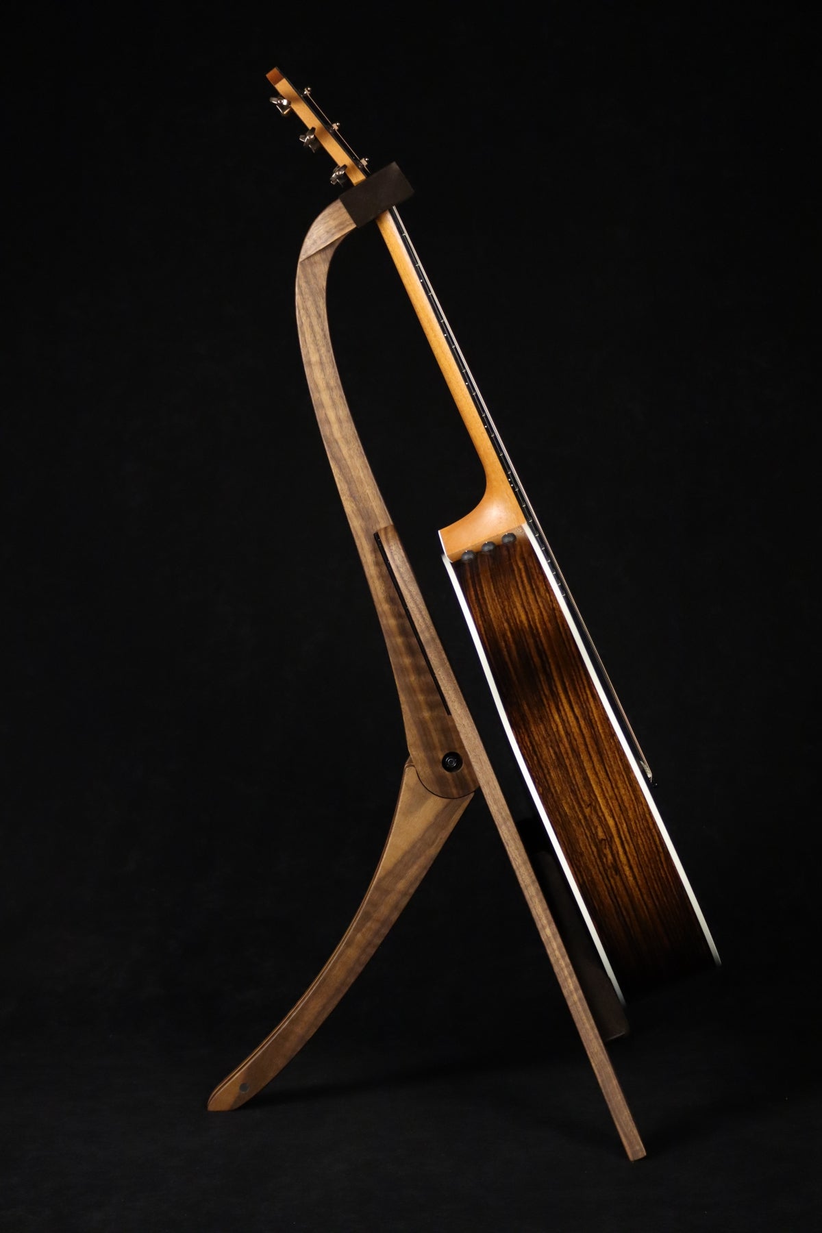 Walnut and Cherry Guitar Stand