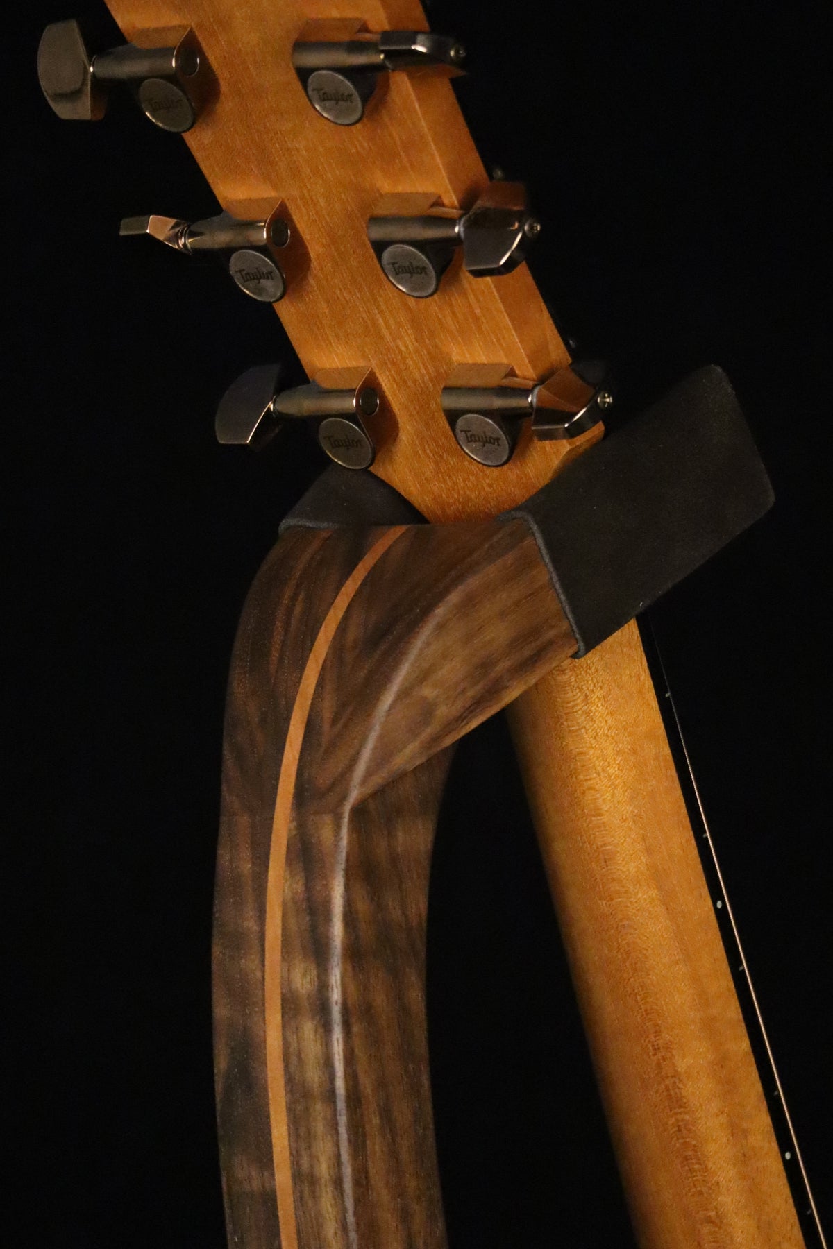 Walnut and Cherry Guitar Stand