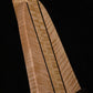 Folding curly maple wood ukulele floor stand closeup front image
