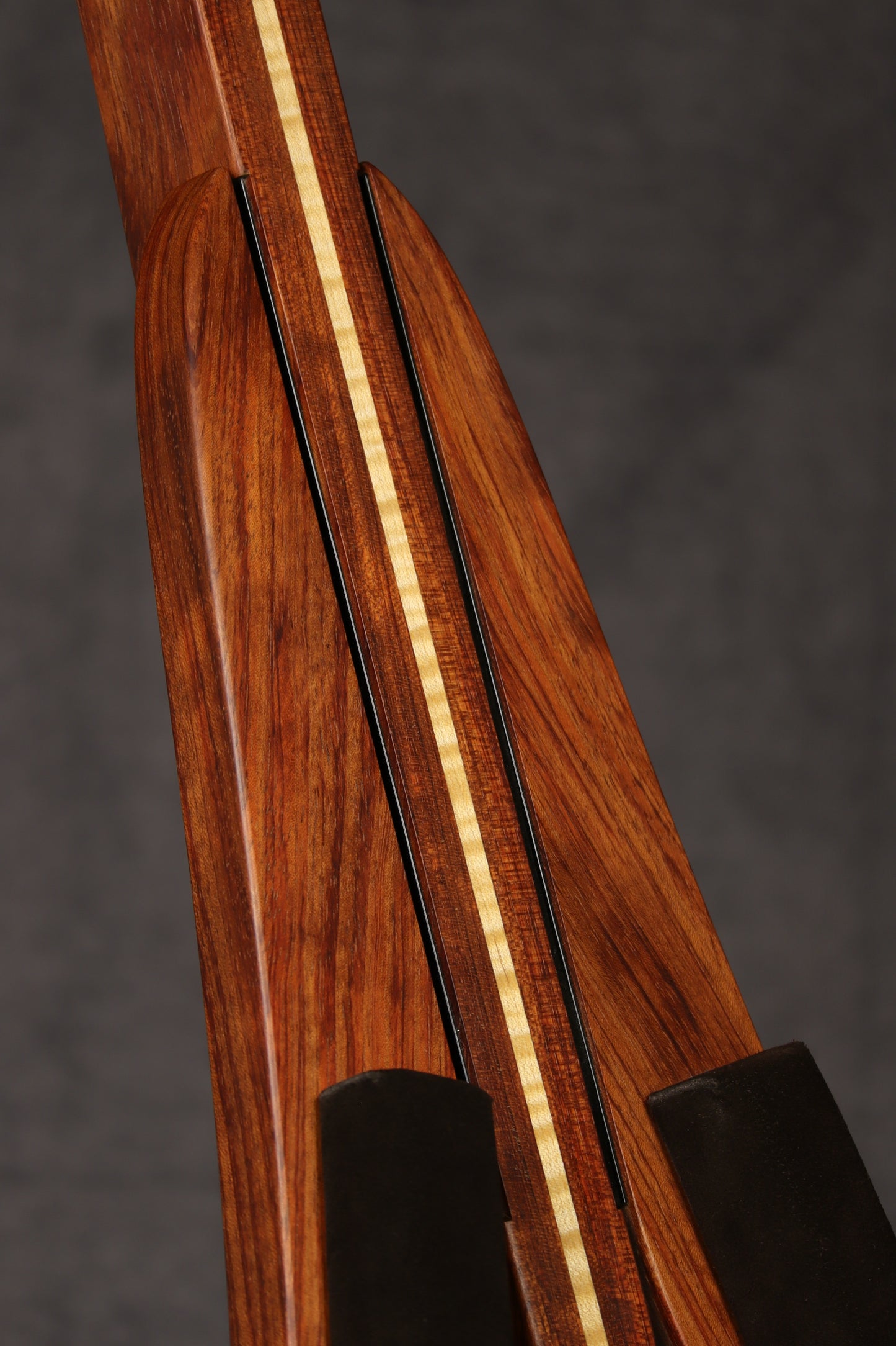 Bubinga and Maple Ukulele Stand #0658