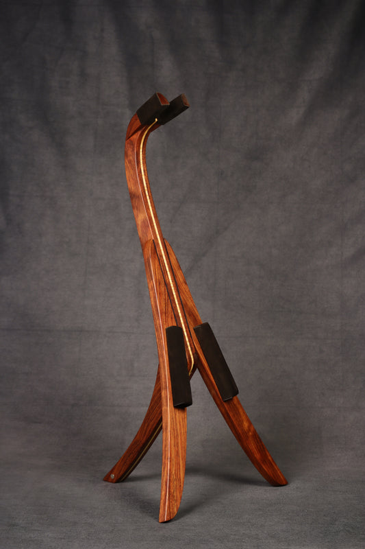 Bubinga and Maple Mandolin Stand #0946