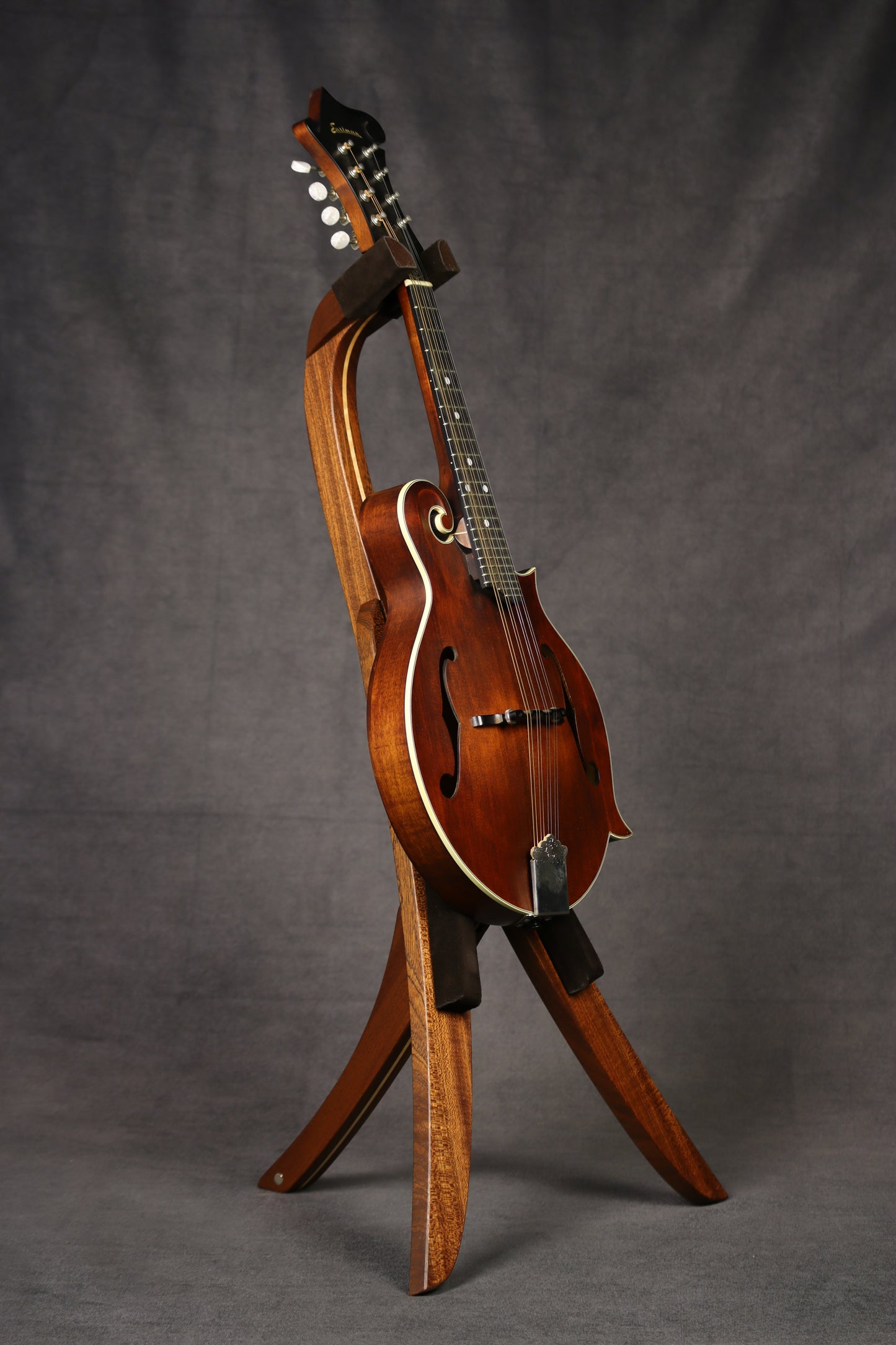 Sapele and Maple Mandolin Stand