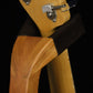 Folding cherry wood guitar floor stand closeup yoke detail image