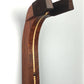 Bubinga rosewood and curly maple wood guitar wall mount hanger