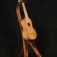 Folding chechen Caribbean rosewood and curly maple wood ukulele floor stand full front image with Martin ukulele